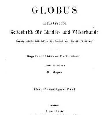 خرید و دانلود نسخه کامل کتاب Globus. Illustrierte Zeitschrift für Länder- und Völkerkunde