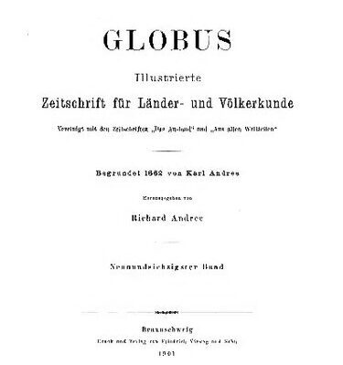 خرید و دانلود نسخه کامل کتاب Globus. Illustrierte Zeitschrift für Länder- und Völkerkunde