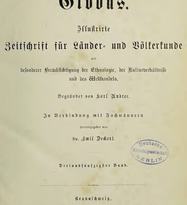 خرید و دانلود نسخه کامل کتاب Globus. Illustrirte Zeitschrift für Länder- und Völkerkunde