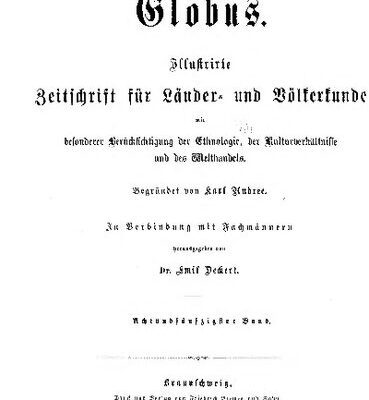 خرید و دانلود نسخه کامل کتاب Globus. Illustrirte Zeitschrift für Länder- und Völkerkunde