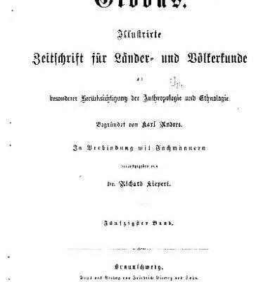 خرید و دانلود نسخه کامل کتاب Globus. Illustrirte Zeitschrift für Länder- und Völkerkunde