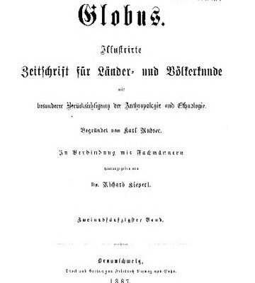 خرید و دانلود نسخه کامل کتاب Globus. Illustrirte Zeitschrift für Länder- und Völkerkunde