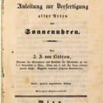 خرید و دانلود نسخه کامل کتاب Gnomonik, oder Anleitung zur Verfertigung aller Arten von Sonnenuhren