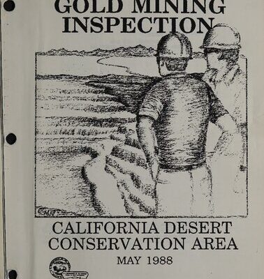 خرید و دانلود نسخه کامل کتاب Gold Mining Inspection: California Desert Conservation Area – May 1988