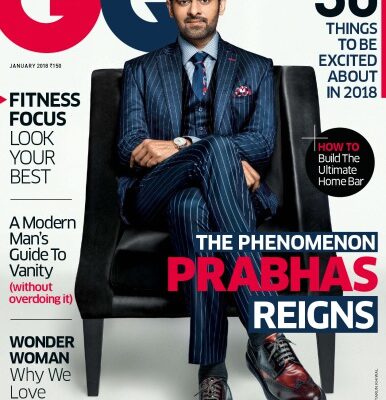 خرید و دانلود نسخه کامل کتاب GQ India [January 2018] – feat. Prabhas