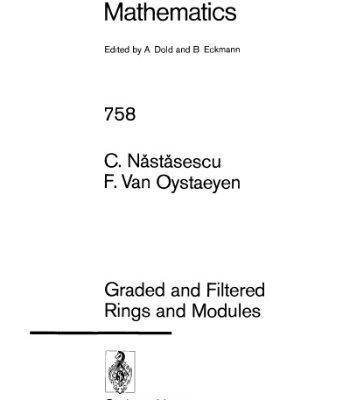 خرید و دانلود نسخه کامل کتاب Graded and Filtered Rings and Modules