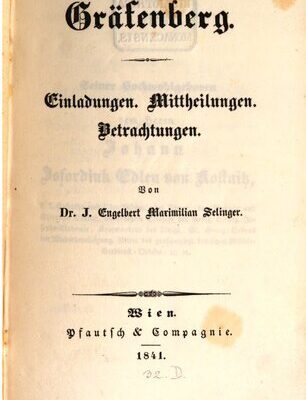 خرید و دانلود نسخه کامل کتاب Gräfenberg. Einladungen. Mittheilungen. Betrachtungen
