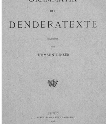 خرید و دانلود نسخه کامل کتاب Grammatik der Denderatexte
