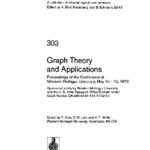 خرید و دانلود نسخه کامل کتاب Graph theory and applications. Proceedings of the Conference at Western Michigan University, May 10-13, 1972