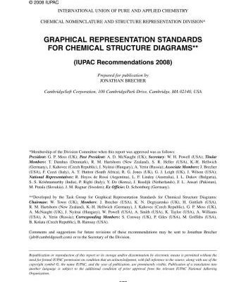 خرید و دانلود نسخه کامل کتاب Graphical Representation Standards for Chemical Structure Diagrams. IUPAC Recommendations