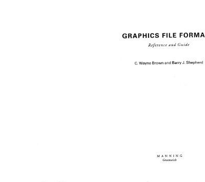 خرید و دانلود نسخه کامل کتاب Graphics file formats: reference and guide