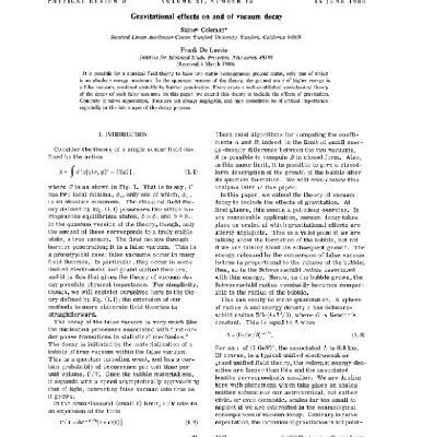 خرید و دانلود نسخه کامل کتاب Gravitational effects on and of vacuum decay