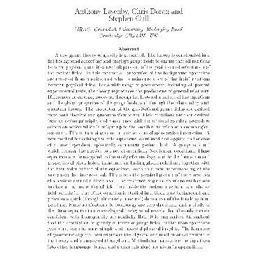 خرید و دانلود نسخه کامل کتاب GRAVITY GAUGE THEORIES AND GEOMETRIC ALGEBRA