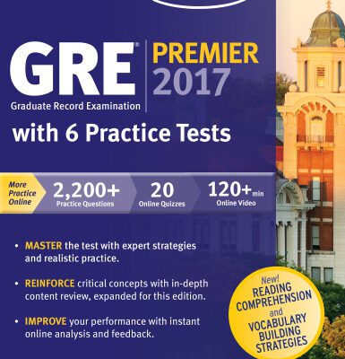 خرید و دانلود نسخه کامل کتاب GRE Premier 2017 with 6 Practice Tests by Kaplan