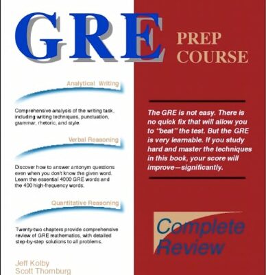 خرید و دانلود نسخه کامل کتاب GRE Prep Course: Complete Review