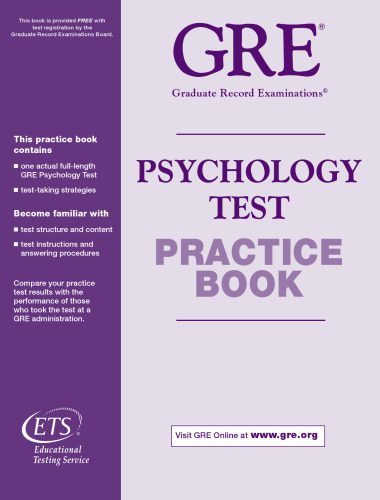 خرید و دانلود نسخه کامل کتاب GRE Psychology Test Practice Book (Graduate Record Examinations, contains one actual full-length GRE Psychology Test, test-taking strategies, test structure and content, test instructions and answering procedures, compare your practice test results)_68b4ca6369922.jpeg خرید و دانلود نسخه کامل کتاب GRE Psychology Test Practice Book (Graduate Record Examinations, contains one actual full-length GRE Psychology Test, test-taking strategies, test structure and content, test instructions and answering procedures, compare your practice test results)