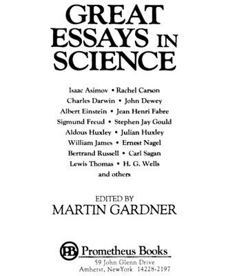 خرید و دانلود نسخه کامل کتاب Great essays in science