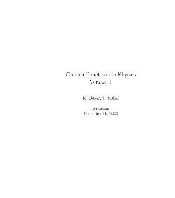 خرید و دانلود نسخه کامل کتاب Green’s functions in physics