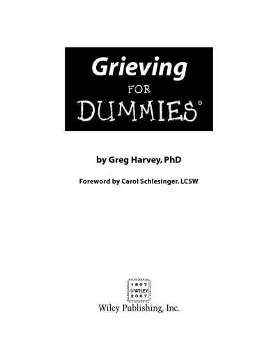 خرید و دانلود نسخه کامل کتاب Grieving For Dummies
