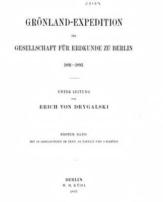 خرید و دانلود نسخه کامل کتاب Grönland-Expedition der Gesellschaft für Erdkunde zu Berlin