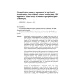 خرید و دانلود نسخه کامل کتاب Groundwater resource assessment in hard rock terrain using conventional, remote sensing and GIS approach: a case study in southern peripheral part of Ethiopia