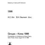 خرید و دانلود نسخه کامل کتاب Groups — Korea 1988: Proceedings of a Conference on Group Theory, held in Pusan, Korea, August 15–21, 1988