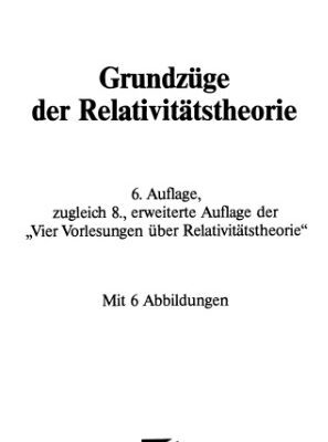 خرید و دانلود نسخه کامل کتاب Grundzuege der Relativitaetstheorie