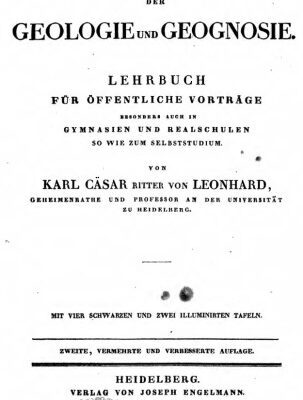 خرید و دانلود نسخه کامل کتاب Grundzüge der Geologie und Geognosie