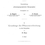 خرید و دانلود نسخه کامل کتاب Grundzüge der Pflanzenverbreitung in den Karpathen [Karpaten]