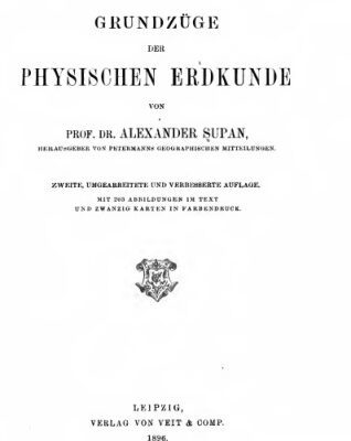 خرید و دانلود نسخه کامل کتاب Grundzüge der physischen Erdkunde