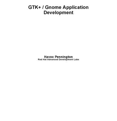 خرید و دانلود نسخه کامل کتاب GTK+ Gnome Application Development