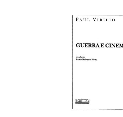 خرید و دانلود نسخه کامل کتاب Guerra e Cinema  Guerre et Cinema