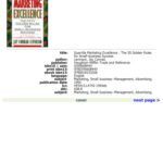 خرید و دانلود نسخه کامل کتاب Guerrilla Marketing Excellence: The 50 Golden Rules for Small-Business Success