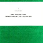 خرید و دانلود نسخه کامل کتاب Guía de estudio para el curso: Variable compleja y funciones especiales