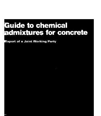 خرید و دانلود نسخه کامل کتاب Guide to chemical admixtures for concrete