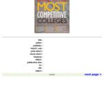 خرید و دانلود نسخه کامل کتاب Guide to the Most Competitive Colleges