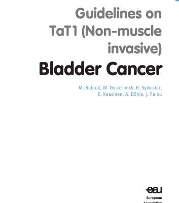 خرید و دانلود نسخه کامل کتاب Guidelines on TaT1 (Non-muscle invasive) Bladder Cancer