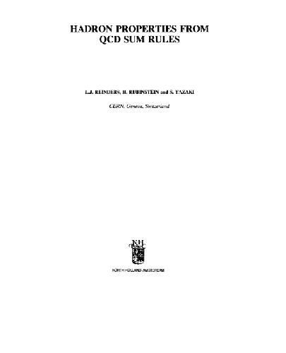 خرید و دانلود نسخه کامل کتاب Hadron properties from QCD sum rules_68bdb2d8681d9.jpeg خرید و دانلود نسخه کامل کتاب Hadron properties from QCD sum rules