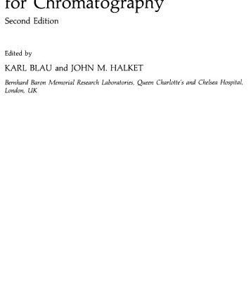خرید و دانلود نسخه کامل کتاب Handbook of Derivatives for Chromatography