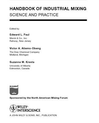 خرید و دانلود نسخه کامل کتاب Handbook of industrial mixing: science and practice