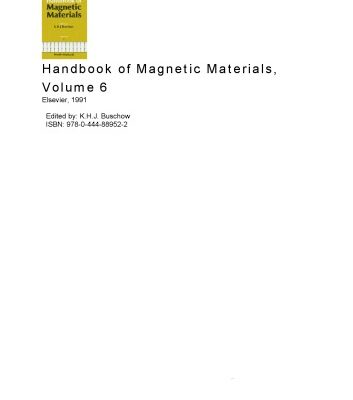 خرید و دانلود نسخه کامل کتاب Handbook of Magnetic Materials, Volume 6