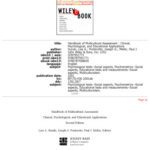 خرید و دانلود نسخه کامل کتاب Handbook of Multicultural Assessment: Clinical, Psychological, and Educational Applications