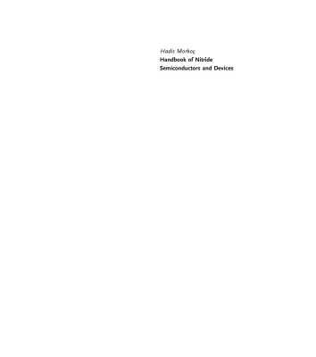 خرید و دانلود نسخه کامل کتاب Handbook of Nitride Semiconductors and Devices, GaN-based Optical and Electronic Devices (Handbook of Nitride Semiconductors and Devices (VCH)) (Volume 3)