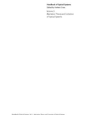 خرید و دانلود نسخه کامل کتاب Handbook of Optical Systems, Volume 3: Aberration Theory and Correction of Optical Systems