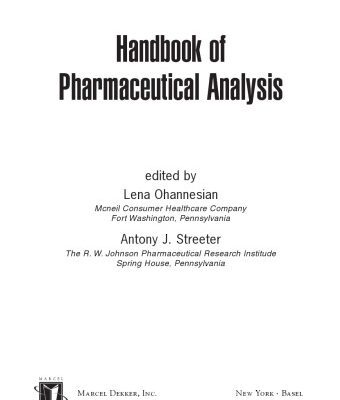 خرید و دانلود نسخه کامل کتاب Handbook of Pharmaceutical Analysis