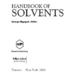 خرید و دانلود نسخه کامل کتاب Handbook of solvents