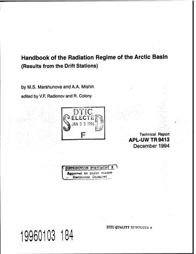 خرید و دانلود نسخه کامل کتاب Handbook of the Radiation Regime of the Arctic Basin (Results from the Drift Stations)_68c1409b56b41.jpeg خرید و دانلود نسخه کامل کتاب Handbook of the Radiation Regime of the Arctic Basin (Results from the Drift Stations)