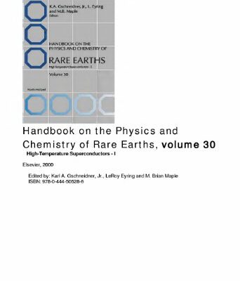 خرید و دانلود نسخه کامل کتاب Handbook on the physics and chemistry of rare earths, vol 30
