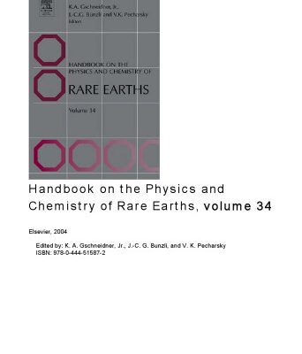 خرید و دانلود نسخه کامل کتاب Handbook on the Physics and Chemistry of Rare Earths. vol.34