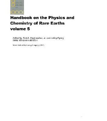 خرید و دانلود نسخه کامل کتاب Handbook on the Physics and Chemistry of Rare Earths. vol. 5